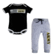 Trooper Clothing Army Infant 2 Piece Jogger Set - Kids, Black/Grey, 0/3 months 2520-2520-0/3