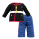 Trooper Clothing Marine Dress Blues 2 Piece Infant Set - Boys, Navy/Black, 0/3 months 5852-5852 0/3