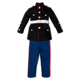 Trooper Clothing Youth 3 Piece Marine Dress Blues - Kids, Navy/Black, Medium, 10-12 155-155- M