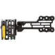 Trophy Ridge Fatal 4 Compound Bow Sight, 4 Pin, .019, Ambidextrous, Black, AS64