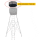 Trophy Treestands Judge Roof Kit - Longview, Dead Leaf Camo, TT815-BR
