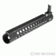 Troy 13.8in Alpha Rail W/ Sight, Black, NSN - 1005-01-621-9173, STRX-AL1-13BT-00