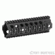 Troy 7.2in Bravo Rail - Black STRX-BR1-72BT-00