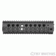 Troy 9in Bravo Rail - Black STRX-BR1-90BT-00