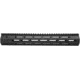 Troy AR-15 Free Float Handguard M-LOK Aluminum Battle Rail, Black, 13 in, SRAI-ML1-13BT-00