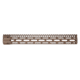 Troy Battlerail, SOCC151, 15.125in, Special Ops M-LOK Compatible , Low Profile, Flat Dark Earth, SRAI-SR1-15FT-00