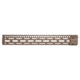 Troy Battlerail, SOCC151, 15.125in, Special Ops M-LOK Compatible , Low Profile, Flat Dark Earth, SRAI-SR1-15FT-00