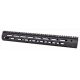 Troy Industries SRAIML115BT0 Battle Rail AR-15 Aluminum Black