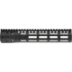 Troy Industries SOCC Gen 2 Free Float M-LOK Handguard AR-15 Aluminum Battle Rail, Black, 10.5in, SRAI-SR1-10BT-G2