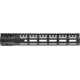 Troy Industries SOCC Gen 2 Free Float M-LOK Handguard AR-15 Aluminum Battle Rail, Black, 11.5in, SRAI-SR1-11BT-G2