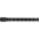 Troy Industries SOCC Gen 2 Free Float M-LOK Handguard AR-15 Aluminum Battle Rail, Black, 15.125in, SRAI-SR1-15BT-G2