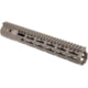Troy Industries SOCC Gen 2 Free Float M-LOK Handguard AR-15 Aluminum Battle Rail, FDE, 12.5in, SRAI-SR1-12FT-G2