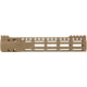Troy Industries X Series Free Float M-LOK Handguard AR-15 Aluminum Battle Rail, FDE, 10.5in, SRAI-SR1-10FT-X2