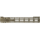 Troy Industries X Series Free Float M-LOK Handguard AR-15 Aluminum Battle Rail, FDE, 12.5in, SRAI-SR1-12FT-X2