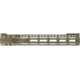 Troy Industries X Series Free Float M-LOK Handguard AR-15 Aluminum Battle Rail, FDE, 12.5in, SRAI-SR1-12FT-X2