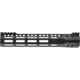 Troy Industries X Series Free Float M-LOK Handguard AR-15 Aluminum Battle Rail, Black, 10.5in, SRAI-SR1-10BT-X2