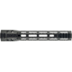 Troy Industries X Series Free Float M-LOK Handguard AR-15 Aluminum Battle Rail, Black, 10.5in, SRAI-SR1-10BT-X2