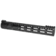 Troy Industries X Series Free Float M-LOK Handguard AR-15 Aluminum Battle Rail, Black, 12.5in, SRAI-SR1-12BT-X2