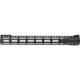 Troy Industries X Series Free Float M-LOK Handguard AR-15 Aluminum Battle Rail, Black, 15.125in, SRAI-SR1-15BT-X2