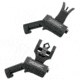 Troy Tritium 45deg Flip Up Offset Sight Set, M4 Front &amp; Dioptic Rear, Black, One Size, SSIG-45S-MDBT-TR