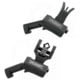 Troy Tritium 45deg Flip Up Offset Sight Set, M4 Front &amp; Dioptic Rear, Black, One Size, SSIG-45S-MDBT-TR