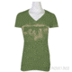 Troy WomenS Silhouette V-Neck Green - L STSH-WM7-0LGT-00