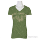 Troy WomenS Silhouette V-Neck Green - S STSH-WM7-0SGT-00