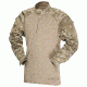 Tru-Spec 1/4 Zip Tactical Response Combat Shirt - Men's, 50/50 Nylon/Cotton Rip-Stop, All Terrain Tiger/Coyote, Medium, Regular, 2540004