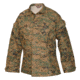 Tru-Spec 100% Cotton Twill Battle Shirt, Woodland Digital, Med, Long Length 1941024