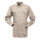 Tru-Spec Field Shirt, 24-7 Khaki Gunny 65/35, L, 3456005