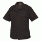 Tru-Spec Poly/Cotton Rip-Stop Tactical Uniform Shirt, Short Sleeve, Black, SR 1336003