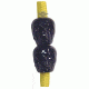 SKULL BEADS, BLK