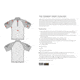 Tru-Spec Tru Short Sleeve 1/4 Zip Combat Shirt - Men's, Small, Regular, Black, 2511003