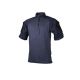 Tru-Spec Tru Short Sleeve 1/4 Zip Combat Shirt - Men's, Medium, Regular, Navy, 2510004