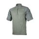 Tru-Spec Tru Short Sleeve 1/4 Zip Combat Shirt - Men's, Large, Regular, Olive Drab, 2509005