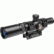 TruGlo Tru-Brite 1-6x24mm Rifle Scope, 30mm Tube, Illuminated Power Ring, Duplex Mil-Dot Reticle with Mount, Matte, TG-TG8516TL