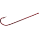 Tru-Turn Ultra Sharp Hook, Needle Point, 1X Long Shank Light Wire, Blood Red, Size 6, 5 Per Pack, 868ZS-6