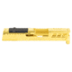 True Precision Axiom Springfield Hellcat 9mm Pistol Slide, RMS Cut &amp; Cover Plate, Gold TiN, TP-SHCS-G-RMS