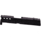 True Precision Axiom Springfield Hellcat 9mm Pistol Slide, RMS Cut &amp; Cover Plate, Black DLC, TP-SHCS-BC-RMS