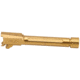 True Precision Pistol Barrel, 9MM, Fits P365 Fuse, TiN Finish, Gold, Threaded Barrel, 1/2x28 Thread Pitch, TP-P365FB-XTG