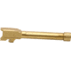 True Precision Glock 48 Threaded Pistol Barrel, 4.68in, 1/2x28 Thread, 9mm 1-10 Twist, Gold TiN, Sub-compact, TPG48BXTG