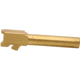 True Precision Glock 19 Non-Threaded Barrel, Gold TiN, TP-G19B-XG