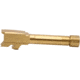 True Precision Glock 43 Threaded Barrel, 1/2x28, Gold TiN, TP-G43B-XTG