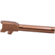 True Precision Glock 48 Non-Threaded Pistol Barrel, Copper, Sub-compact, TP-G48B-XC