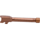 True Precision Glock 48 Threaded Pistol Barrel, Copper, Sub-compact, TP-G48B-XTC