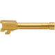 True Precision SIG P320 X-Compact Threaded Pistol Barrel, 9mm Luger, 1-10 Twist, 1/2x28 Thread, Gold, TPP32XCBXTG