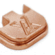 True Precision Slide Cover Backplate, Glock 43, Copper, TP-G43BPL-C