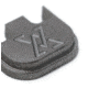 True Precision Slide Cover Backplate, Glock 43, Stealth Grey, TP-G43BPL-A