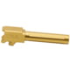 True Precision CZ P10C 9mm Non-Threated Pistol Barrel, Gold TIN, TP-P10CB-XG