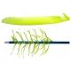 Trueflight Spiral Wrap Flu-Flu, Feathers Chartreuse RW 100 pk., 17013